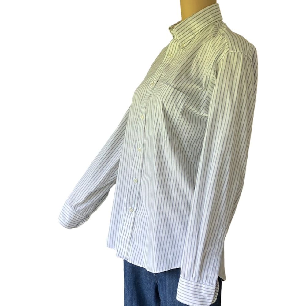 Lands' End: 15/34 Men's Long Sleeve 100% Cotton Oxford Dress Shirt